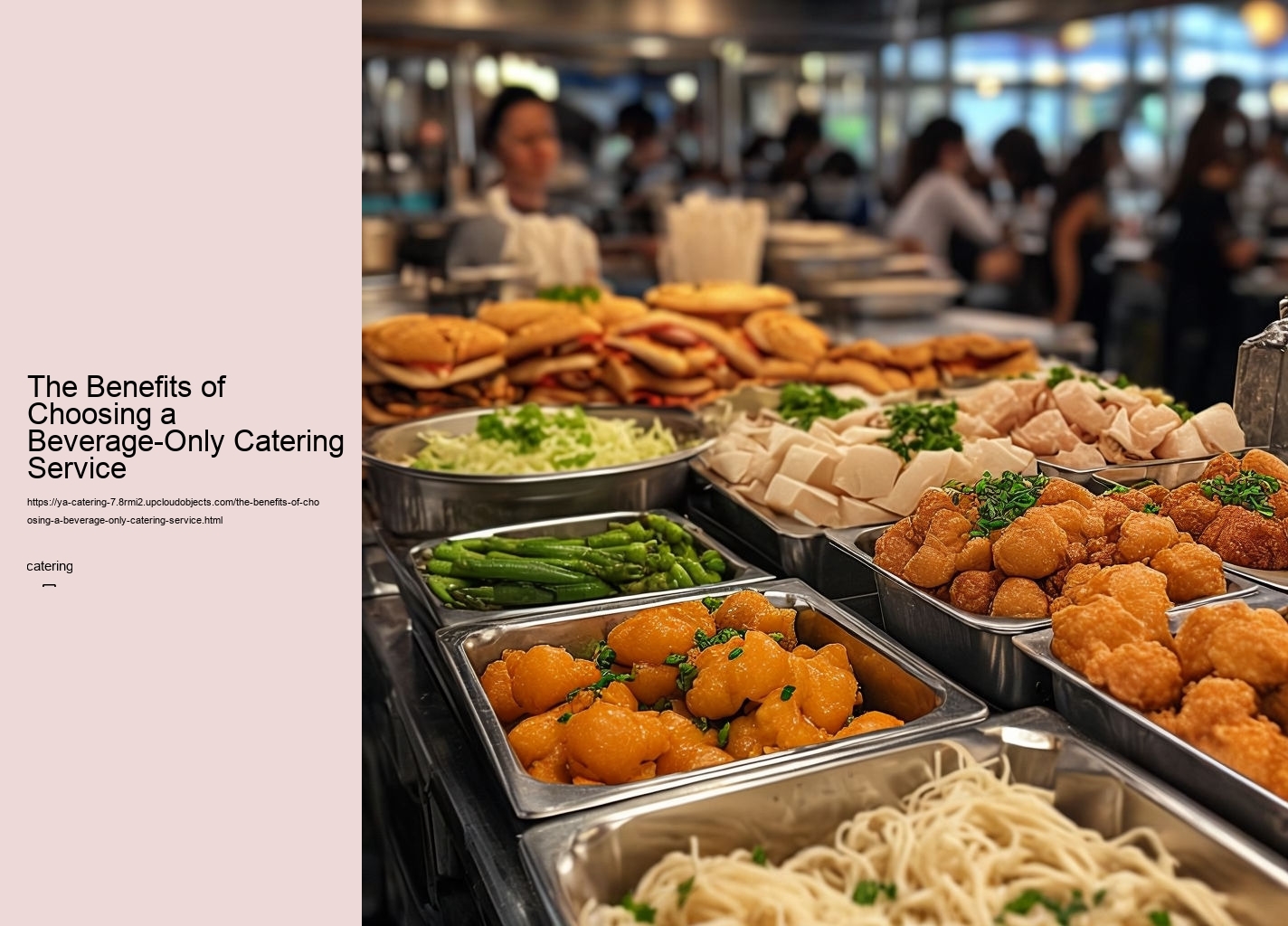 The Benefits of Choosing a Beverage-Only Catering Service