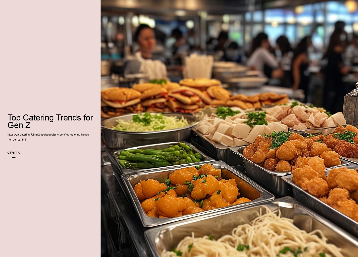 Top Catering Trends for Gen Z